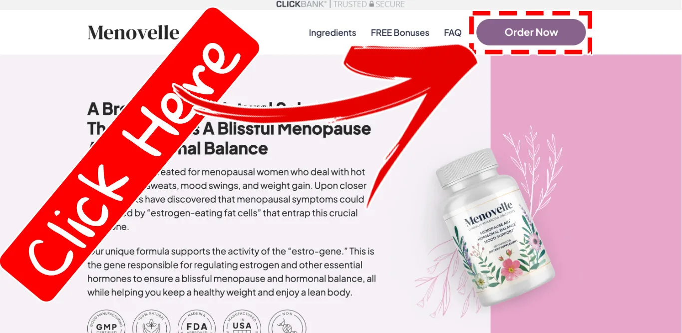 How to buy the official Menovelle supplement step 1