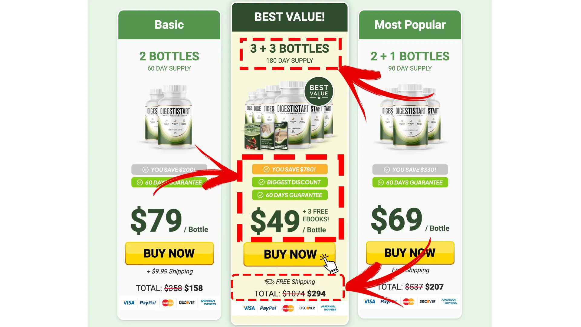 How to buy the official DigestiStart supplement step 2
