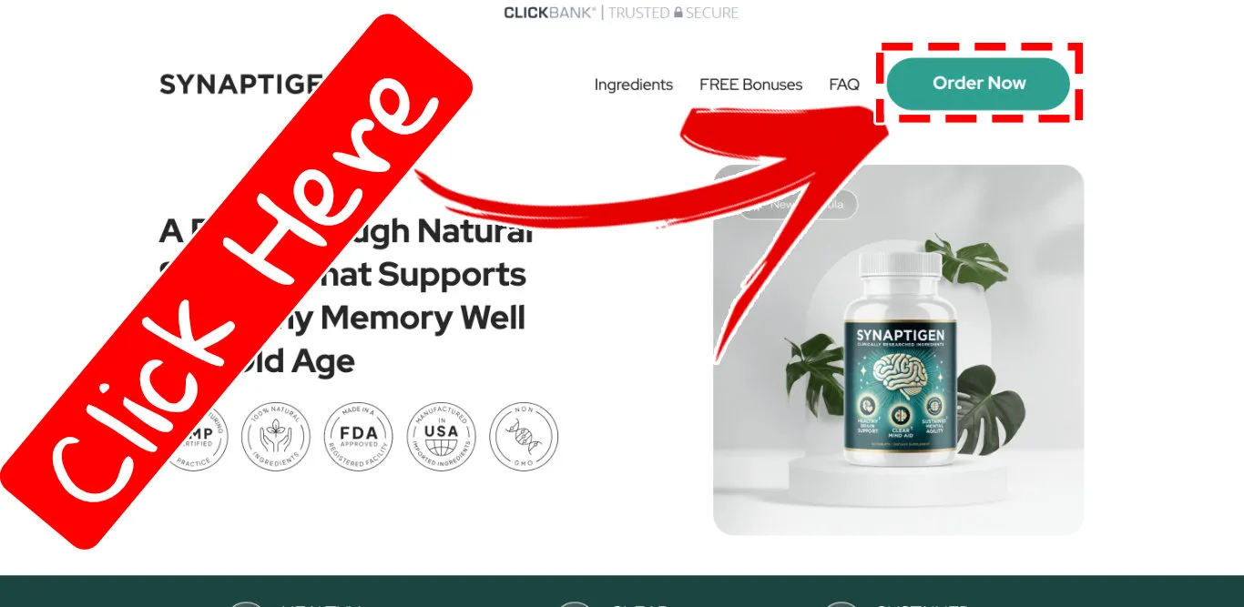 How to buy the official Synaptigen supplement step 1