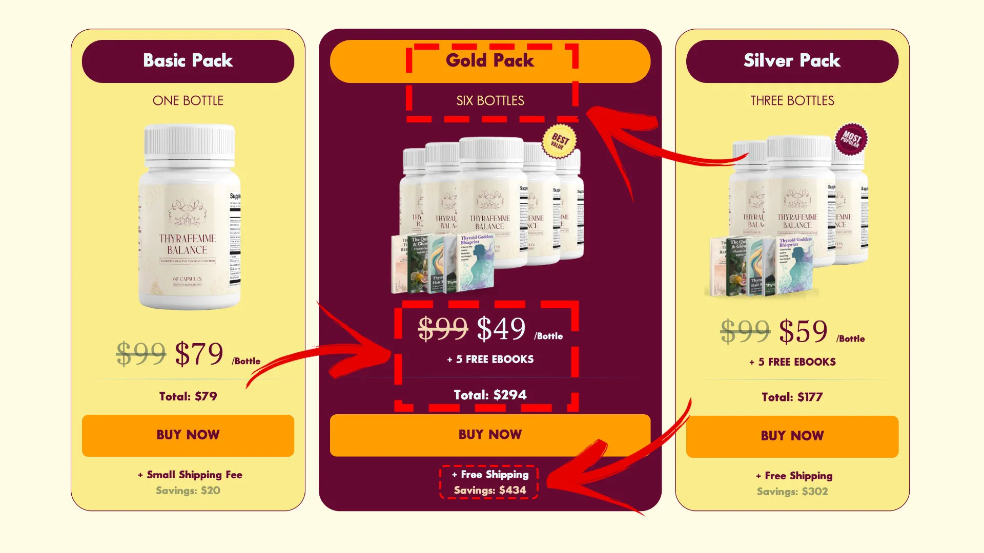 How to buy the official Thyrafemme Balance supplement step 2