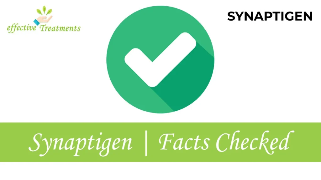 Synaptigen Tablets For Memory Loss | Facts Checked
