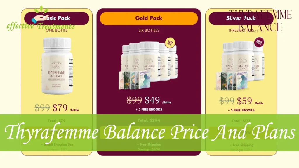 Thyrafemme Balance Supplement Price And Plans